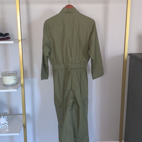 S/W/F Utility Poplin Tie-waist Jumpsuit - Picture 9 of 9
